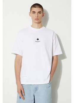 AAPE t-shirt bawełniany Clover Tee męski kolor biały z nadrukiem AAPTEM1418XXM ze sklepu PRM w kategorii T-shirty męskie - zdjęcie 173833127