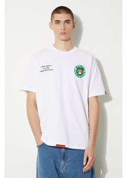 AAPE t-shirt bawełniany Basic Tee męski kolor biały z nadrukiem AAPTEM1495XXM ze sklepu PRM w kategorii T-shirty męskie - zdjęcie 173833169
