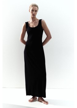 H & M - Długa sukienka dżersejowa - Czarny ze sklepu H&M w kategorii Sukienki - zdjęcie 173833226