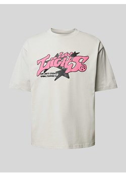 T-shirt z nadrukiem z logo model ‘ASTRO’ ze sklepu Peek&Cloppenburg  w kategorii T-shirty męskie - zdjęcie 173833345