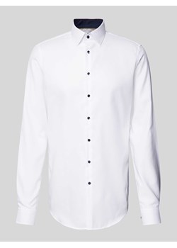 Koszula biznesowa o kroju slim fit z tkaniny two-ply z bardzo długim rękawem ze sklepu Peek&Cloppenburg  w kategorii Koszule męskie - zdjęcie 173833397