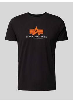 T-shirt z nadrukiem z logo ze sklepu Peek&Cloppenburg  w kategorii T-shirty męskie - zdjęcie 173833427