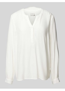 Bluzka z krótką listwą guzikową model ‘milia’ ze sklepu Peek&Cloppenburg  w kategorii Bluzki damskie - zdjęcie 173833477