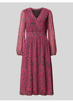 Sukienka midi ze wzorem na całej powierzchni ze sklepu Peek&Cloppenburg  w kategorii Sukienki - zdjęcie 173833559