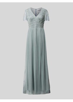Sukienka wieczorowa z obszyciem ozdobnymi kamieniami i kamieniami stras ze sklepu Peek&Cloppenburg  w kategorii Sukienki - zdjęcie 173833575