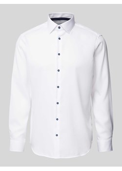 Koszula biznesowa o kroju regular fit z kołnierzykiem typu kent ze sklepu Peek&Cloppenburg  w kategorii Koszule męskie - zdjęcie 173833738