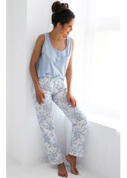 Bawełniana piżama damska Arely, Kolor jasnoniebieski, Rozmiar S, SENSIS ze sklepu Primodo w kategorii Piżamy damskie - zdjęcie 173834905