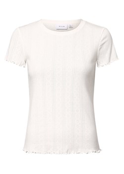 Vila Koszulka damska - VIPointa Kobiety biały jednolity ze sklepu vangraaf w kategorii Bluzki damskie - zdjęcie 173835885