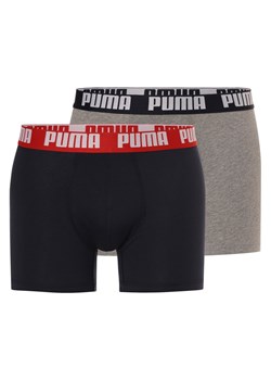 Puma Spodnie w 2-paku Mężczyźni Bawełna granatowy jednolity ze sklepu vangraaf w kategorii Majtki męskie - zdjęcie 173835897