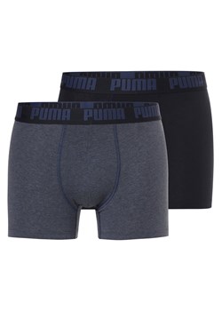 Puma Spodnie w 2-paku Mężczyźni Bawełna indygo jednolity ze sklepu vangraaf w kategorii Majtki męskie - zdjęcie 173835898