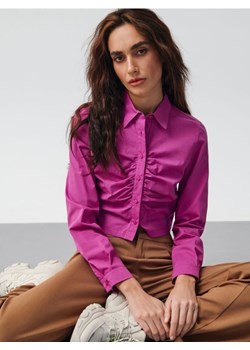 Sinsay - Koszula krótka - fioletowy ze sklepu Sinsay w kategorii Koszule damskie - zdjęcie 173836637