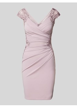 Sukienka koktajlowa o długości do kolan z koronką szydełkową ze sklepu Peek&Cloppenburg  w kategorii Sukienki - zdjęcie 173837016