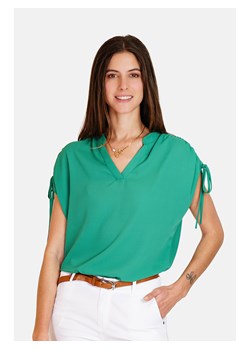 ASSUILI Koszulka w kolorze zielonym ze sklepu Limango Polska w kategorii Bluzki damskie - zdjęcie 173837267