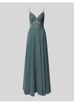Sukienka wieczorowa obszyta ozdobnymi kamieniami ze sklepu Peek&Cloppenburg  w kategorii Sukienki - zdjęcie 173837575