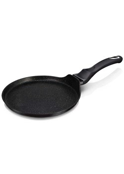 Patelnia do naleśników z silikonową rączką 28cm T3-P44 ze sklepu Edinos.pl w kategorii Naczynia - zdjęcie 173837588