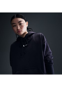 Damska bluza z kapturem o kroju oversize Nike Sportswear Phoenix Fleece - Czerń ze sklepu Nike poland w kategorii Bluzy damskie - zdjęcie 173839195
