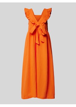 Sukienka midi z fakturowanym wzorem model ‘VIMOLA’ ze sklepu Peek&Cloppenburg  w kategorii Sukienki - zdjęcie 173839225