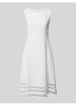 Sukienka koktajlowa o długości do kolan z okrągłym dekoltem ze sklepu Peek&Cloppenburg  w kategorii Sukienki - zdjęcie 173840476