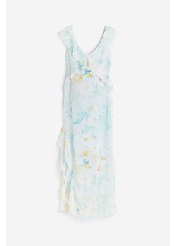 H & M - MAMA Sukienka z falbaną - Turkusowy ze sklepu H&M w kategorii Sukienki ciążowe - zdjęcie 173840515