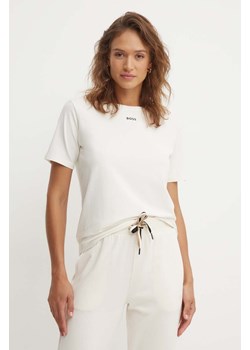 BOSS t-shirt damski kolor biały ze sklepu ANSWEAR.com w kategorii Bluzki damskie - zdjęcie 173841015