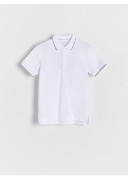Reserved - Koszulka polo - biały ze sklepu Reserved w kategorii T-shirty chłopięce - zdjęcie 173841866