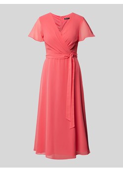 Sukienka koktajlowa z wiązanym paskiem ze sklepu Peek&Cloppenburg  w kategorii Sukienki - zdjęcie 173842055
