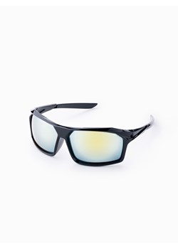 Okulary męskie przeciwsłoneczne 845A - czarne ze sklepu Edoti w kategorii Okulary przeciwsłoneczne męskie - zdjęcie 173842305