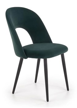 Zielone minimalistyczne krzesło tapicerowane Z3-P41 ze sklepu Edinos.pl w kategorii Dom - zdjęcie 173843857