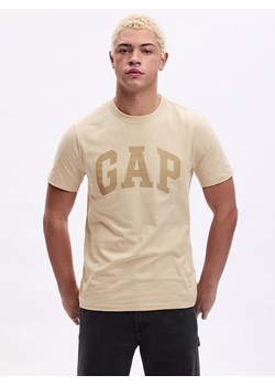 GAP Koszulka w kolorze beżowym ze sklepu Limango Polska w kategorii T-shirty męskie - zdjęcie 173844866