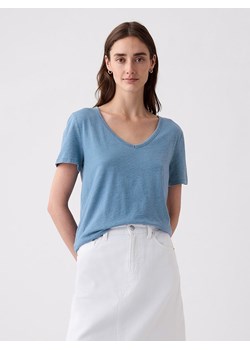 GAP Koszulka w kolorze błękitnym ze sklepu Limango Polska w kategorii Bluzki damskie - zdjęcie 173844946