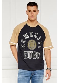 Hugo Blue T-shirt Nacamos | Relaxed fit ze sklepu Gomez Fashion Store w kategorii T-shirty męskie - zdjęcie 173847965