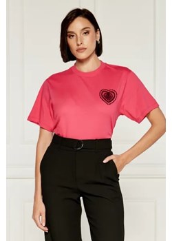 HUGO T-shirt | Slim Fit ze sklepu Gomez Fashion Store w kategorii Bluzki damskie - zdjęcie 173848008
