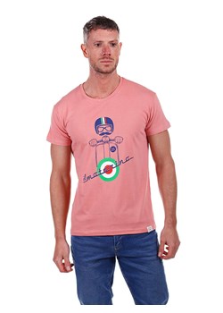 The Time of Bocha Koszulka w kolorze jasnoróżowym ze sklepu Limango Polska w kategorii T-shirty męskie - zdjęcie 173849926