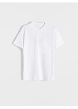 Reserved - T-shirt regular fit - biały ze sklepu Reserved w kategorii T-shirty męskie - zdjęcie 173850497