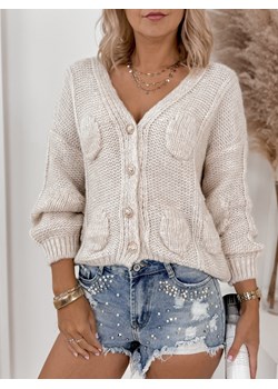 sweter pasen beżowy one size ze sklepu UBRA w kategorii Swetry damskie - zdjęcie 173850849