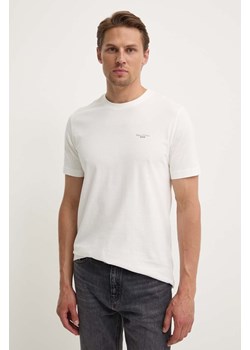 Marc O&apos;Polo t-shirt bawełniany DENIM męski kolor biały gładki B61202151060 ze sklepu ANSWEAR.com w kategorii T-shirty męskie - zdjęcie 173851535