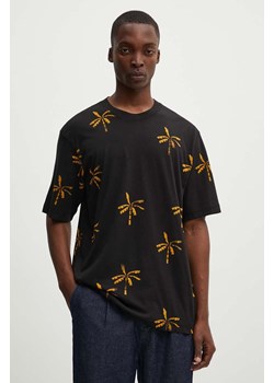 G-Star Raw t-shirt bawełniany męski kolor czarny wzorzysty D24692-C334 ze sklepu ANSWEAR.com w kategorii T-shirty męskie - zdjęcie 173852116