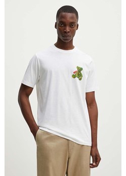 PS Paul Smith t-shirt bawełniany męski kolor biały z nadrukiem M2R.011R.NP4694 ze sklepu ANSWEAR.com w kategorii T-shirty męskie - zdjęcie 173852146