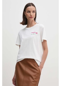 MC2 Saint Barth t-shirt bawełniany damski kolor biały ze sklepu ANSWEAR.com w kategorii Bluzki damskie - zdjęcie 173852197