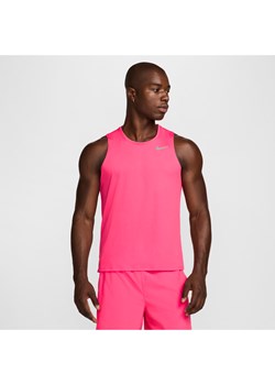 Męska koszulka bez rękawów do biegania Dri-FIT Nike Miler - Różowy ze sklepu Nike poland w kategorii T-shirty męskie - zdjęcie 173852396