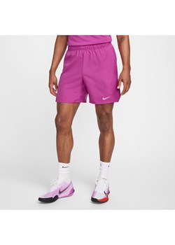 Męskie spodenki tenisowe Dri-FIT NikeCourt Victory 18 cm - Fiolet ze sklepu Nike poland w kategorii Spodenki męskie - zdjęcie 173852399