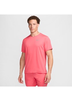 Męska koszulka z krótkim rękawem do biegania Nike Dri-FIT UV Miler - Różowy ze sklepu Nike poland w kategorii T-shirty męskie - zdjęcie 173852408