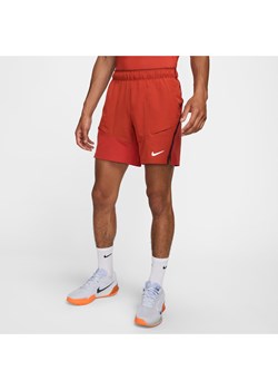 Męskie spodenki tenisowe Dri-FIT 18 cm NikeCourt Advantage - Czerwony ze sklepu Nike poland w kategorii Spodenki męskie - zdjęcie 173852427