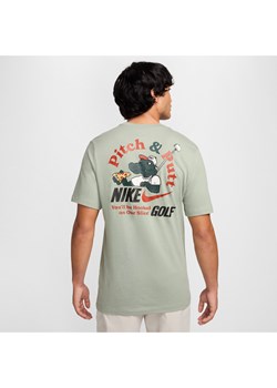Męski T-shirt do golfa Nike - Zieleń ze sklepu Nike poland w kategorii T-shirty męskie - zdjęcie 173852438