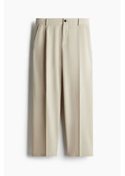 H & M - Eleganckie spodnie Loose Fit - Beżowy ze sklepu H&M w kategorii Spodnie damskie - zdjęcie 173852496