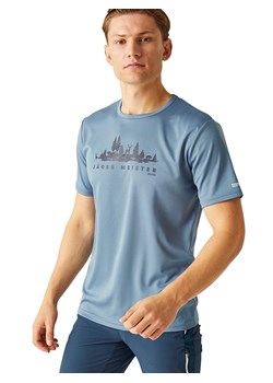 Regatta Koszulka funkcyjna &quot;Fingal Slogan III&quot; w kolorze błękitnym ze sklepu Limango Polska w kategorii T-shirty męskie - zdjęcie 173854007