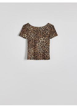 Reserved - Bluzka w zwierzęcy wzór - wielobarwny ze sklepu Reserved w kategorii Bluzki damskie - zdjęcie 173855266