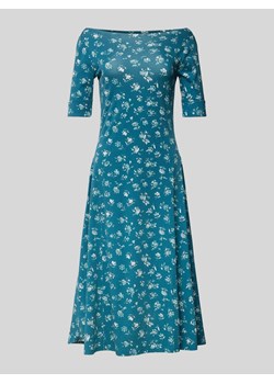 Sukienka midi z dekoltem w łódkę model ‘MUNZIE’ ze sklepu Peek&Cloppenburg  w kategorii Sukienki - zdjęcie 173856188