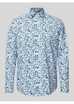 Koszula biznesowa o kroju regular fit z kołnierzykiem typu kent ze sklepu Peek&Cloppenburg  w kategorii Koszule męskie - zdjęcie 173856986