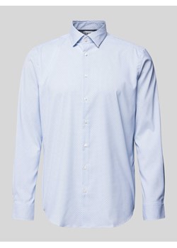 Koszula biznesowa o kroju regular fit z kołnierzykiem typu kent ze sklepu Peek&Cloppenburg  w kategorii Koszule męskie - zdjęcie 173857206